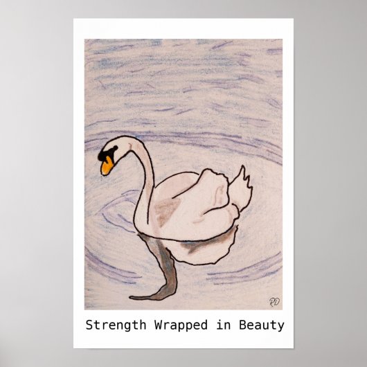 In Schönheit verpackte Kraft Poster (Vorne)