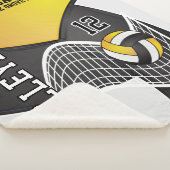 🏐 in Schwarz, Gelb und Weiß Sherpadecke (3/4)