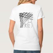 In Schweigen gefangen". T-Shirt (Rückseite)