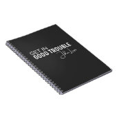 in Schwierigkeiten geraten Notizblock (Rechte Seite)