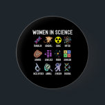 In Science - Feministische Dampfmädchen Empowermen Button<br><div class="desc">In Science - Feministische Dampfmädchen Empowerment Kinder</div>