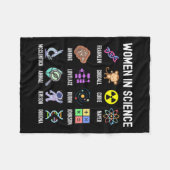 In Science - Feministische Dampfmädchen Empowermen Fleecedecke (Vorderseite (Horizontal))