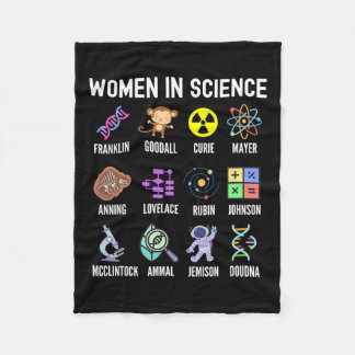 In Science - Feministische Dampfmädchen Empowermen Fleecedecke