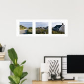 In Sconset, Nantucket, Massachusetts Triptych Poster (Heimbüro)