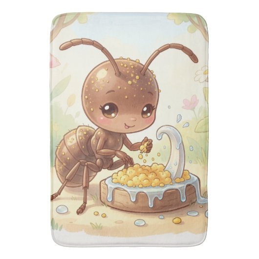 In Search of Blossom Gold.2 Badematte (Vorderseite Vertikal)