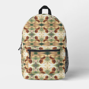 In Search of Blossom Gold Bedruckter Rucksack