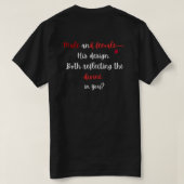 in "Seinem" Design T-Shirt (Design Rückseite)