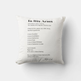 In seinem Gedicht Poesie Dekoration Kissen