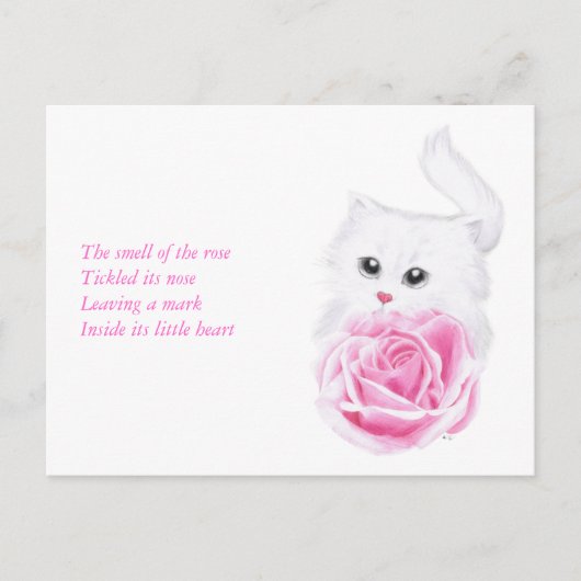 In seinem kleinen Herzen Postkarte (Vorderseite)