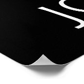 In seinem Wort Johannes 3:16 Schrift Poster (Ecke)