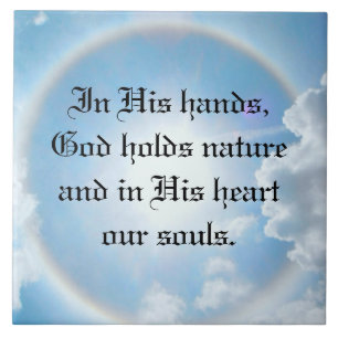 In seinen Händen Fliese