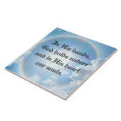 In seinen Händen Fliese (Seite)