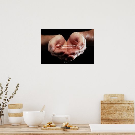 In seinen Händen Poster (Küche)