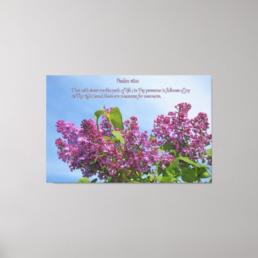 In seiner Gegenwart Leinwanddruck (Vorderseite)