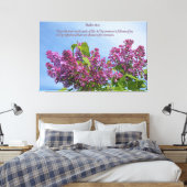 In seiner Gegenwart Leinwanddruck (Insitu (Schlafzimmer))