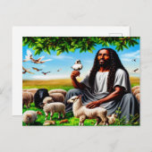 In seiner Gegenwart Postkarte (Vorne/Hinten)