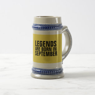 IN SEPTEMBER SIND DIE LEGENEN GEBOREN BIERGLAS