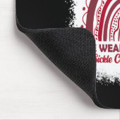 In September We Wear Burgundy Sickle Cell Awarenes Mousepad (Ecke)