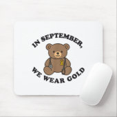 In September We Wear Gold Pediatric Nurse Childhoo Mousepad (Mit Mouse)