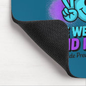 In September We Wear Teal And Purple Suicide Preve Mousepad (Ecke)