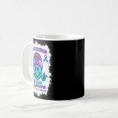 In September We Wear Teal Purple Ribbon Suicide Pr Kaffeetasse (Vorderseite Links)