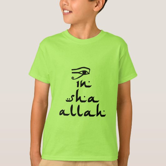 In Sha Allah T-Shirt (Vorderseite)