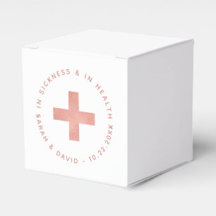 In Sickness and in Health Rose Gold Kater-Kit Geschenkschachtel