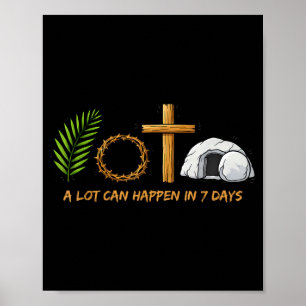In sieben Tagen kann viel geschehen Jesus ist aufe Poster