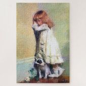 In skandalösem, Vintagem Ölgemälde Puzzle (Vertikal)