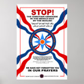 In Solidarität mit den chaldäischen Christen Poster (Vorne)