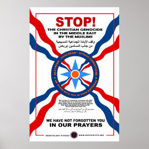 In Solidarität mit den chaldäischen Christen Poster
