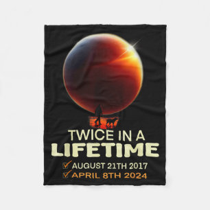 In Sonnenfinsternis Zweimal Lebenslange Sonne Fleecedecke