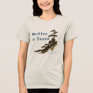 In Sound geschriebenes Damen-T-Shirt Tri-Blend Shirt