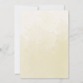 In Spanish, Champagne Elegant Monogram Wedding  Einladung (Rückseite)