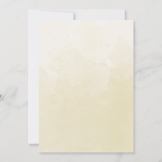 In Spanish, Champagne Elegant Monogram Wedding  Einladung (Rückseite)