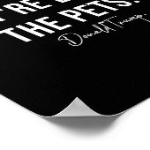 In Springfield essen sie die Haustiere - Trump Har Poster (Ecke)