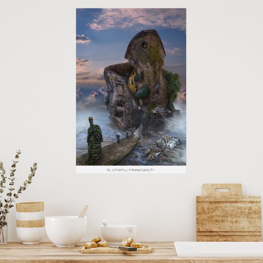 In Statu Praesenti - Poster (Küche)