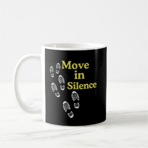 In Stille bewegen Inspirierender Becher – Stille S Kaffeetasse