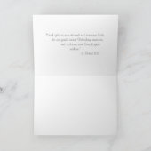 In stillem Gedenken - mit Spruch aus der Bibel Karte (Innenseite)