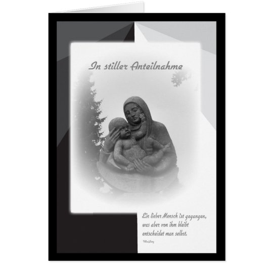 In stiller Anteilnahme Karte