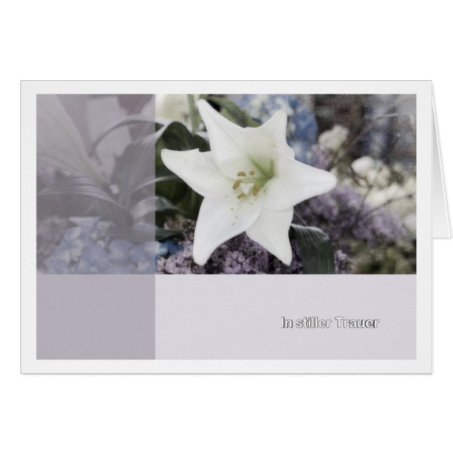 In stiller Trauer (Vorderseite (Horizontal))