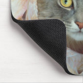 In Stoff gewickelte Katze Mousepad (Ecke)