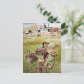 In Stücke Fallend Postkarte (Stehend Vorderseite)