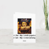 in Stücken Karte (Rückseite)