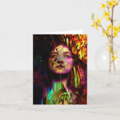 in Stücken Karte (Gelbe Blume)