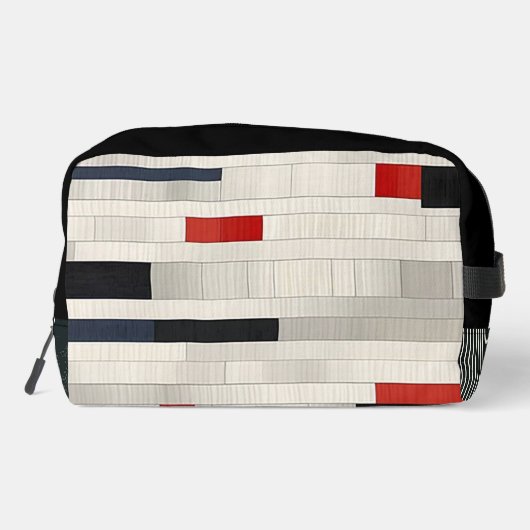 "In Style" - Zweiseitig gedrucktes Dopp-Kit für Mä Waschbeutel (Rückseite)