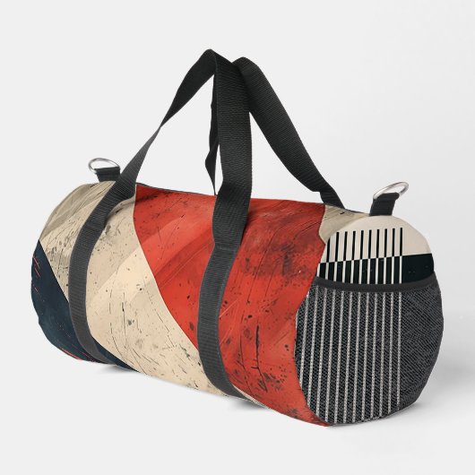 "In Style" - Zweiseitige Printwerbung von Männern Duffle Bag (Rechte Ecke)