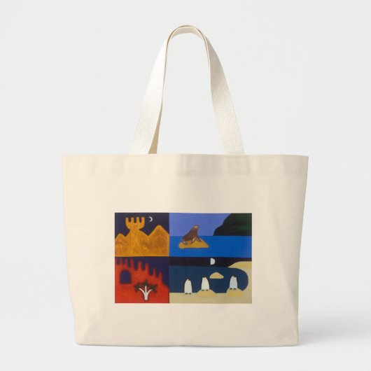 In Südafrika 2006 Jumbo Stoffbeutel (Vorne)