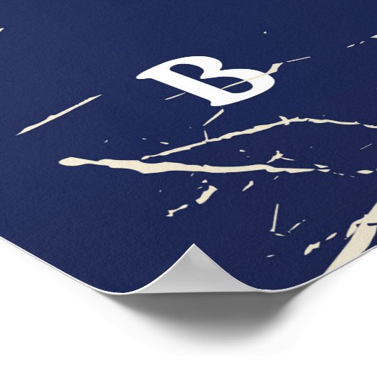 In Südamerika Vintage Reiseplakat Poster (Ecke)