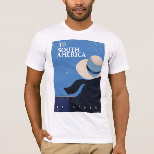In Südamerika Vintage Reiseplakat T-Shirt